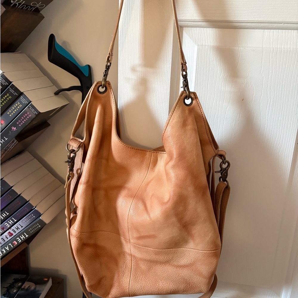 We The Free Tan Crossbody Bag